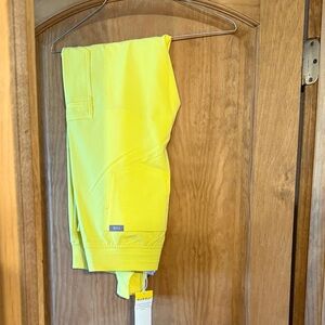 Figs Yellow Jogger Scrub Pants